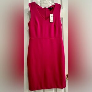 NWT Banana Republic Fuchsia Sheath Dress 2P
